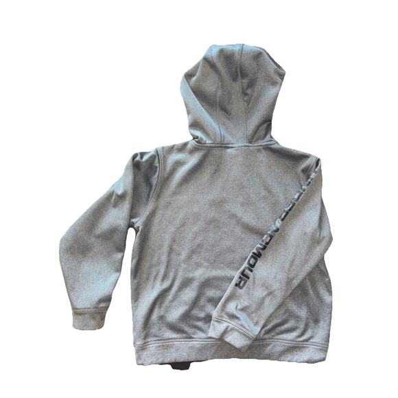 Under Armour Loose Boys Gray Athletic Hoodie Size Youth Medium - Picture 2 of 7